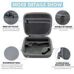 ZORBES® Storage Bag for DJI OSMO Mobile 6 Hard Shell Portable Carrying Case with Shoulder Belt for DJI OSMO 6, Accessories Travel Case for DJI OM6 Gimbal Stabilizer (Not Included DJI OSMO Mobile 6)