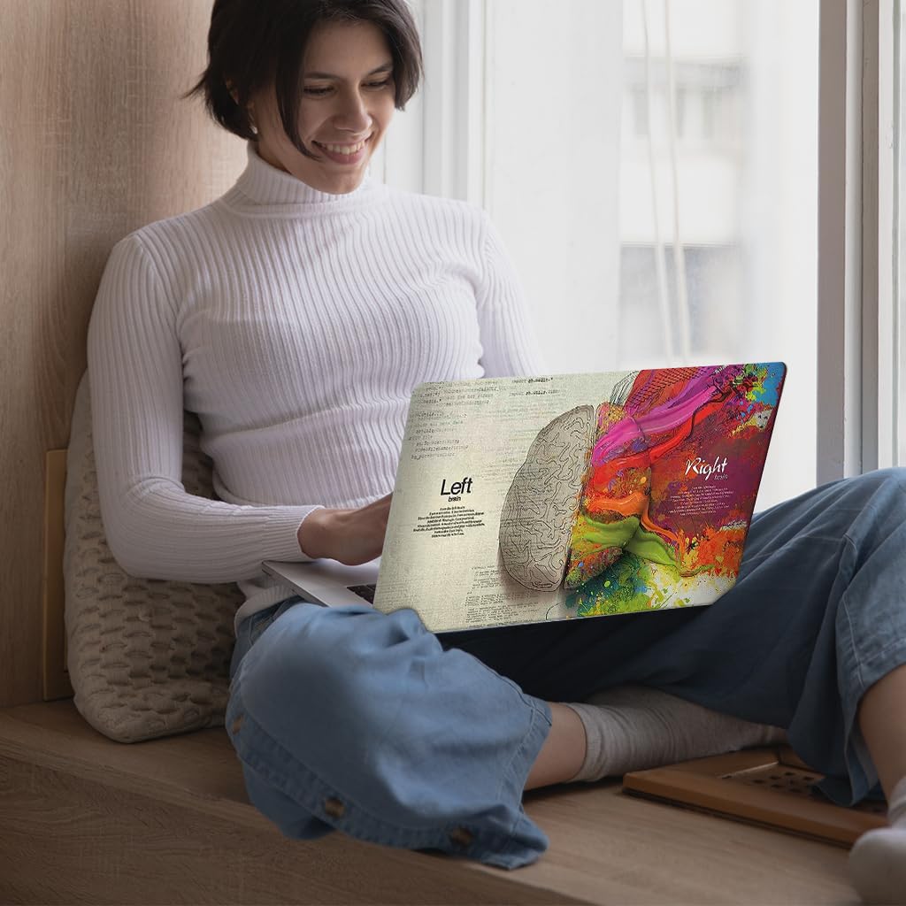 Verilux Laptop Cover for MacBook Air 13.3 Inch with 2 Piece Snap On Design | Slim PC Protective Shell Featuring Colorful Digital Print