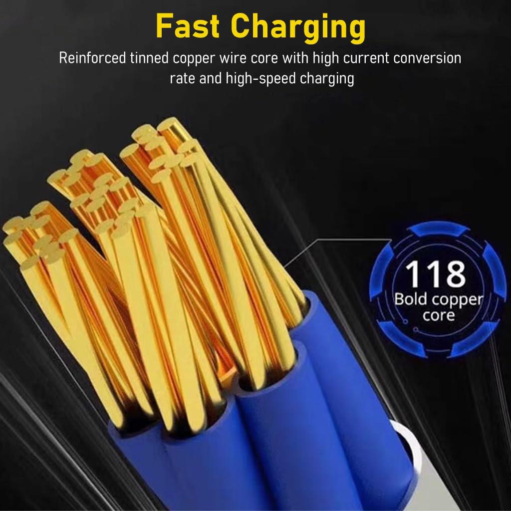 Verilux Charging Cable for Apple Devices with USB Support | Fast Charging and Data Transfer