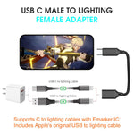 Verilux iPhone Adapter Cable for Charging and Data Transfer with 60W PD Fast Charge | Nylon Braid Design