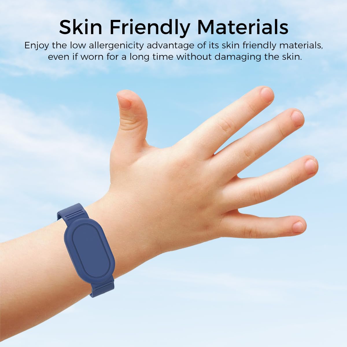 ZORBES® Silicone SmartTag 2 Bracelet for Samsung Galaxy SmartTag 2 Waterproof Silicone Wristband Cover Protective Case for SmartTag 2 for Backpack, Kids, Elders, Luggage, Pets 2Pcs (Black+Blue)