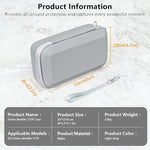 ZORBES® Carrying Case Compatible with DJI OSMO Mobile 7/7P, EVA Storage Bag Zipper Accessories Bag Anti-Scratch Protective Travel Case with 6 Custom-Molded Compartments & Mesh Pocket