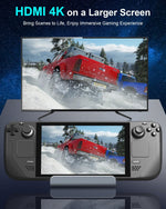 Verilux Steam Deck Dock Station 6 in 1 with HDMI 2.0 4K@30Hz and Gigabit Ethernet | USB Hub