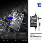 ZORBES® Lavalier Lapel Microphone Set for Outdoor Interview Live Stream ASMR Recording Noise Reduction Lavalier Lapel Microphone, Compatible with Camera Audio Recorder Smartphone