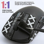 Verilux Mouse Grip Tape for G PRO X Superlight with Sweat Resistant Self Adhesive Design | Black