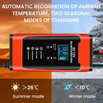 Verilux Car Battery Charger for 6V 12V Vehicles with LCD Display and Pulse Repair | 6A Max