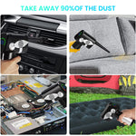 ZORBES® Wireless Duster with 5 Nozzles, 40000 RPM USB Rechargeable Air Duster, Adjustable Speed, Keyboard Duster, Electric Air Blower Duster Cleaner for Car Computer Electronics Cleaning Window Slides