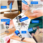 Serplex Mini Electric Drill Kit with Adjustable Speed Controller for Crafts