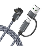 ZORBES® Itramax 2-in-1 Charger Cable for Garmin Watch