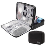 Verilux Electronics Organizer Travel Case for Cables and Devices featuring Triple Layer Pouch Design