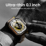 ZORBES® 2 Pack Tempered Glass Screen Protector with Auto-alignment Installation Frame Compatible with Apple Watch Ultra 2 / Ultra 49mm, Waterproof HD Film