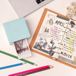 ZORBES® Mini Bluetooth Thermal Inkfree Printer Green