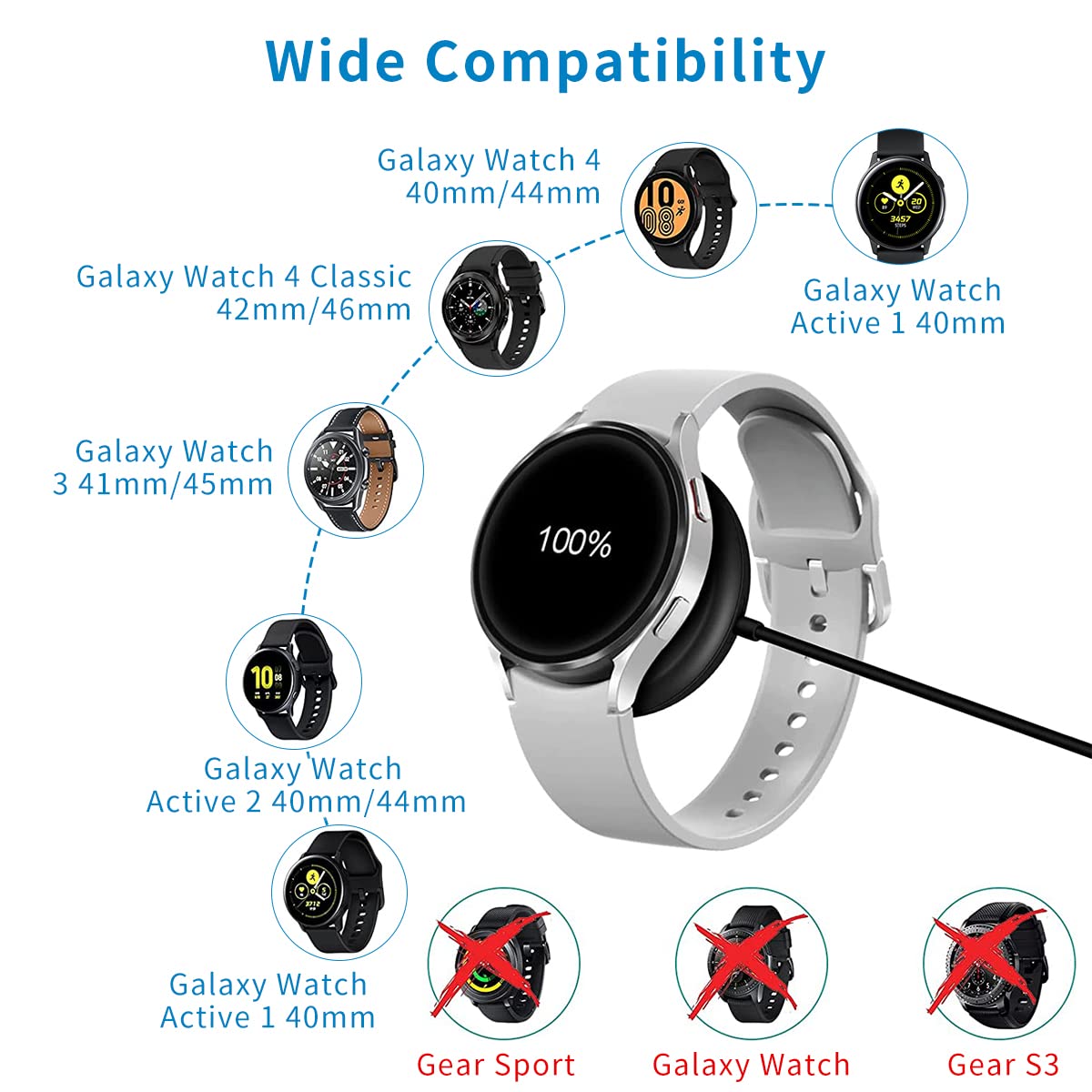 ZORBES® Watch Charger Compatible