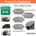 Verilux Mopping Cloth for Mi Robot Vacuum Cleaner S10 with Microfiber Fabric | 2PCS