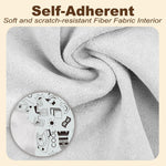 ZORBES® Camera Lens Wrapping Cloth 45x45cm Magic Grippy Multi-Use Fashion Print Design Non-Slip Waterproof Silicone-Coated Organizer Wrap for Tools Gears Accessories 2PCS