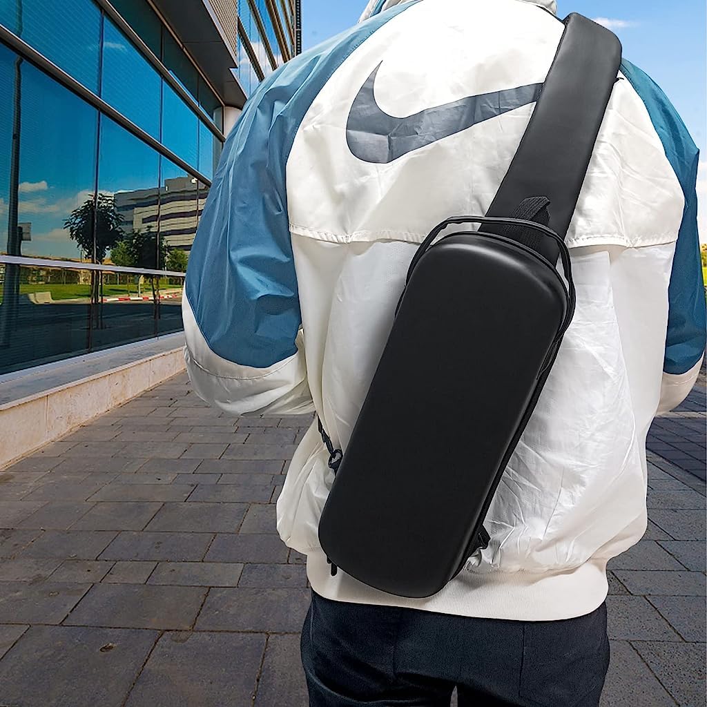 Verilux Steam Deck Carrying Case for Travel with EVA Hard Shell and Shoulder Strap | Waterproof Organizer Bag
