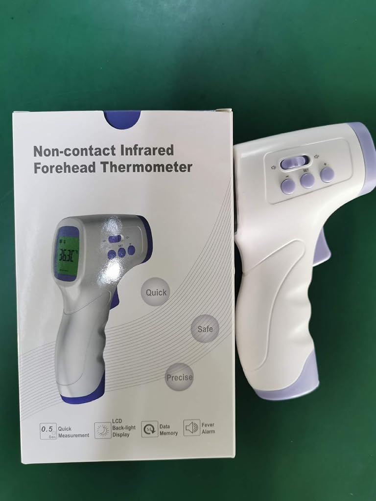 MAYCREATE® Forehead Thermometer Handheld Infrared Thermometer, Can Measure Objects And Human Body, Three-Color Backlight Display