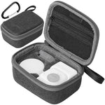 ZORBES® Compatible with Insta 360 GO Ultra, Hard EVA Storage Carrying Case Bag with 3 Custom Compartments & Mesh Pocket, Plush ScratchResistant Liner, Travel Action Camera Storage Bag