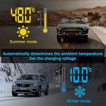 Verilux Car Battery Charger for 12V and 24V Batteries featuring 7 Segment Charging | Intelligent Automatic Repair and Test