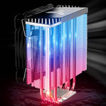 Verilux® RGB CPU Cooler, 2300rpm CPU Air Cooler,PWM 4 Pin, 4 Copper Heat-Conduction Pipes 92mm Cooler Fan RGB CPU Cooler for AMD Ryzen/Intel LGA 1700 115X