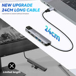 7 in 1 USB C Hub Type C to 4K HDMI Output