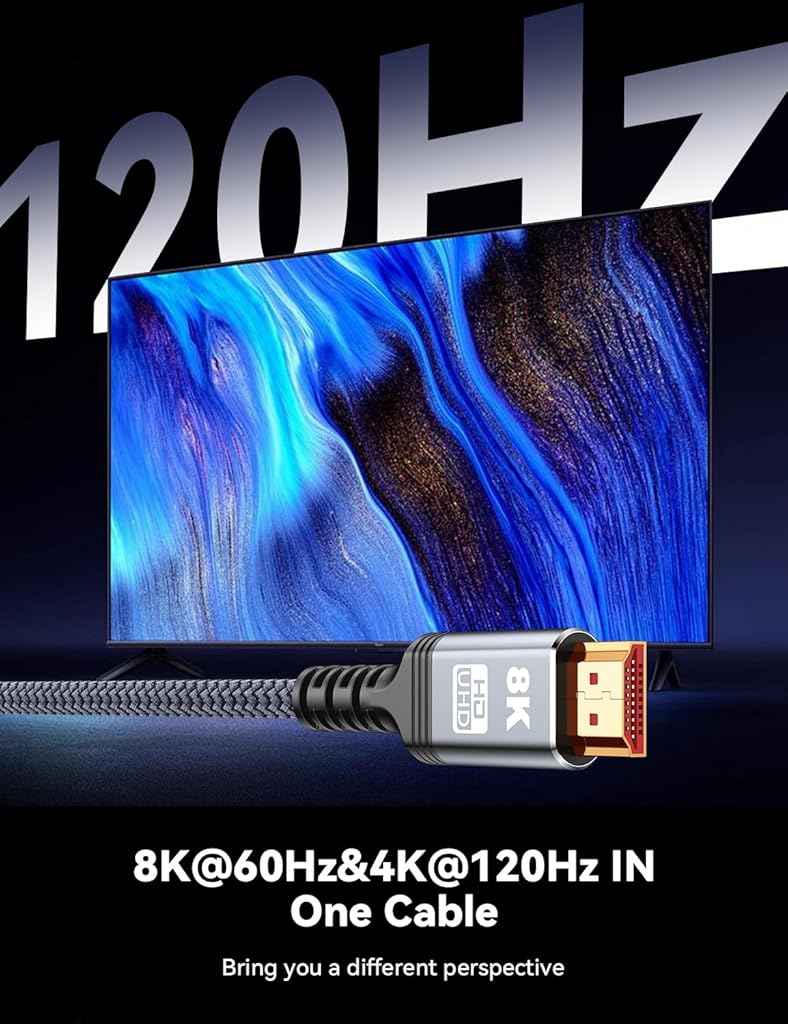 Verilux® DisplayPort Cable 1.4, [VESA Certified] 8K 4K DP Cable