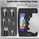 Serplex® AA Battery Tester Checker Device, Universal Digital Battery Checker For AAA/AA / 9V/ C/D/N / 1.5V Button Cell Battery, Small Accurate Cell Tester Power Checker (Not Rechargable Battery)