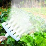 Supvox® Garden Water Pipe Sprayer 6 Nozzle Irrigation Sprinkler Larger Irrigation Area Garden Sprayer Nozzle with Flow-Adjustment Connector for Agricultural Irrigation Lawn Garden Watering Plants