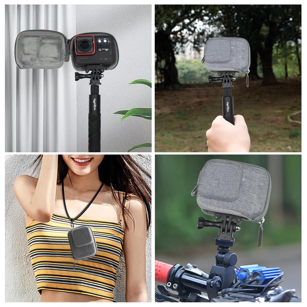 thumbnail image 2 of Hard Case For Insta 360 Ace Pro 2/1, Action Camera Carry 2 of 10