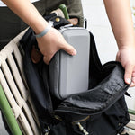 ZORBES® Carrying Case Compatible with DJI OSMO Mobile 7/7P, EVA Storage Bag Zipper Accessories Bag Anti-Scratch Protective Travel Case with 6 Custom-Molded Compartments & Mesh Pocket