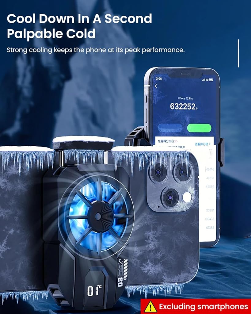 Verilux® Phone Cooler Gaming Fan Y13 Pro