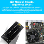 Verilux PC PWM Fan Hub CPU Cooling HUB 10 Port 12V 4 Pin Fan PWM Hub Fan Hub Splitter, 4-Pin PWM Fan Power Supply Extension Cable for ATX Computer Case 4-Pin and 3-Pin Cooling Fans