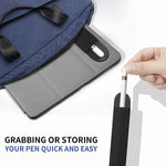 Verilux Pencil Holder Cover for Apple Pencil 1st and 2nd Generation with 2mm Thin Adhesive PU Leather and Lycra Sleeve | Secure Scratch Protection