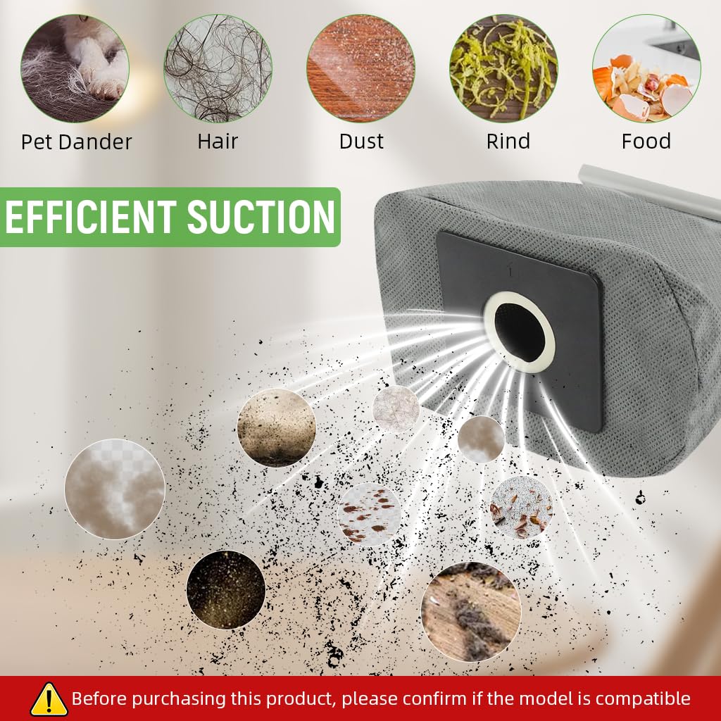 Verilux Dust Bag for Philips and Electrolux Vacuum Cleaner 11x10cm | Reusable Non Woven Fabric Replacement