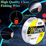 ZORBES® Fishing Wire 100m 0.5mm Fishing Line Clear Nylon String Invisible Hanging Beading Wire Strong Abrasion Resistant Monofilament Fishing Line for Balloon