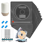 Serplex® 3D Printer Filament Storage Kit, Sealed 3D Printing Filament Kit, 10PCS Vacuum Seal Bags 32x34cm, 4 Sealing Clips, 10 Humidity Indicator Cards & USB Vacuum Pump, for 3D Printing Sealing