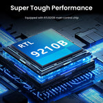 Verilux M.2 NVMe SATA SSD Enclosure SATA to USB HDD Enclosure with 2 in 1 USB Cable Tool-Free USB 3.2 Gen 2 10Gbps NVMe PCI M-Key/B+M Key, Aluminum External SSD Hard Drive Case Complies with UASP