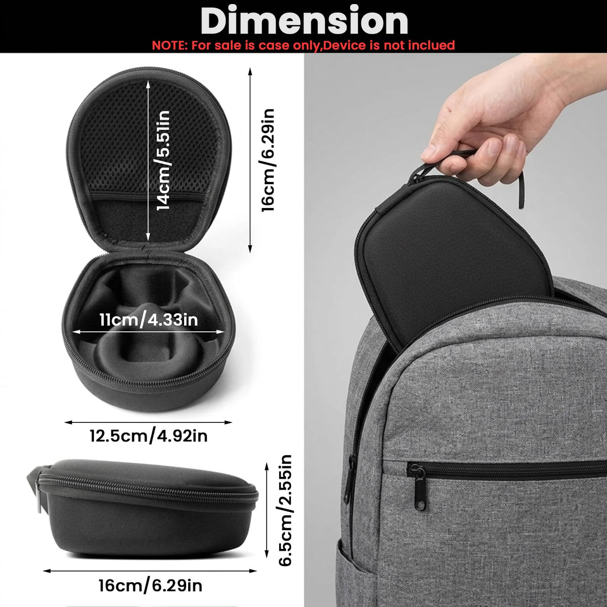 ZORBES EVA Case for Shokz Headphones