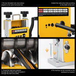 Serplex 6-in-1 Wire Stripping Tool with 5 Carbide Blades