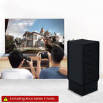 ZORBES® Dust Cover for SONY Xbox Series X, Black Dust Proof Cover For Xbox Series X Console Durable Oxford Dust Proof Cover with Preset USB Ports Open
