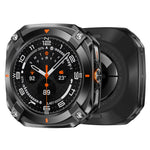ZORBES® Compatible with Samsung Ultra 47mm, Smartwatch Bumper Case Cover, Shockproof and Scratch-Resistant Armor, Protective Metallic Watch Case Cover