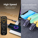 Verilux USB C Adapter for MacBook and Phone with 100W Fast Charging & 8K@60Hz Output | Aluminum Alloy Compact Design