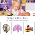 Verilux 3D Printing Pen for Kids and Adults with 3 Colors PLA Filament Refills | Purple