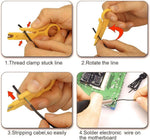 Serplex® Soldering Iron Kit Soldering Iron 60 Watt Original Adjustable Temperature Welding Tool,Soldering Kit With Soldering Gun,5Pcs Soldering Tips,Desoldering Pump,Soldering Iron Stand,Tweezers,ac