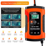 Verilux Battery Charger 5A 12V for Car and Motorcycle featuring LED Display | Pulse Repair
