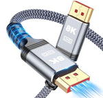 Verilux® DisplayPort Cable 1.4, [VESA Certified] 8K 4K DP Cable