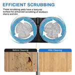 Verilux Replacement Mop Pads for AGARO Floor Scrubbers 16cm with Textured Scrubbing Surface | Reusable and Super Absorbent Cleaning Pads