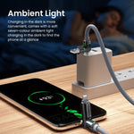 Verilux® 4 in 1 Type C Cable, 240W USB C to USB C Data Cable, Light- ning to USB C, Light-ning to USB, 6.6Ft Long Nylon Type C to Type C Cable Fast Charging Type C Charging Cable for i-Phone 16/15