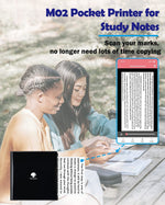 ZORBES® M02 Mini Pocket Printer Black