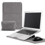 ZORBES® 13-14 Inch Laptop Sleeve Case Leather Magnet Closure with Stand Function Protective Bag for MacBook Air Pro HP Dell Lenovo Surface
